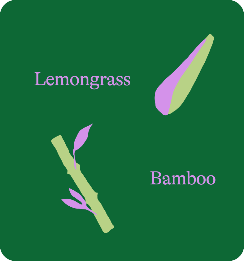 Lemongrass Bamboo Rice with Miso & Greens